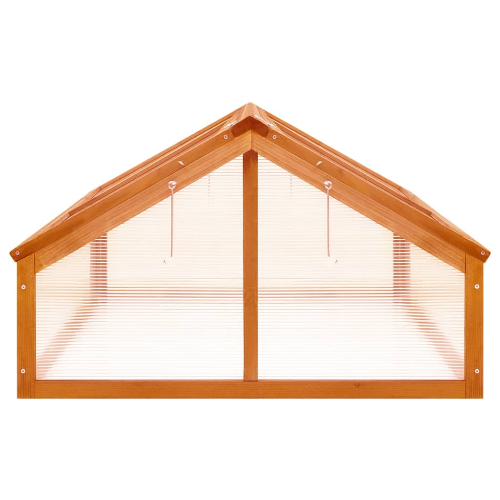 Serre Marron 114x80x50 Cm Bois De Sapin VidaXL 15 width=274