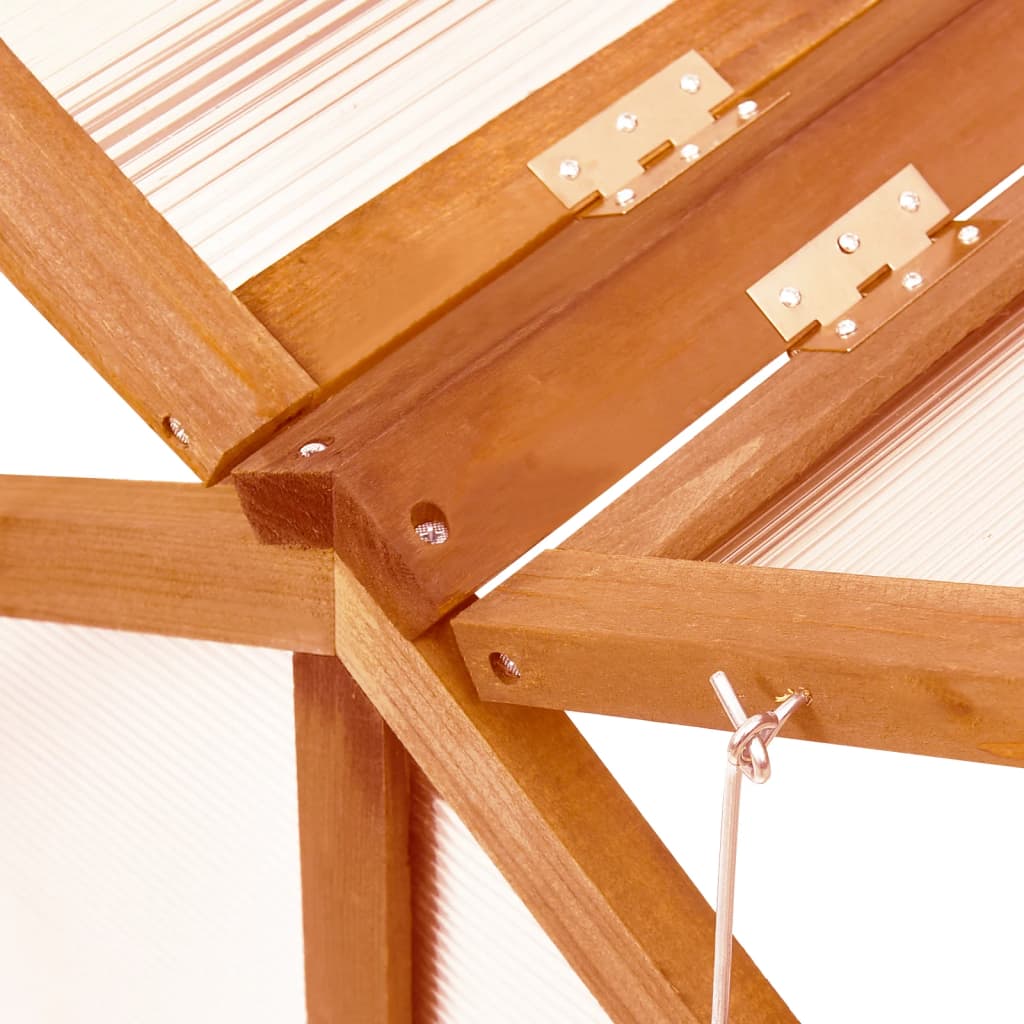 Serre Marron 114x80x50 Cm Bois De Sapin VidaXL 16 width=274