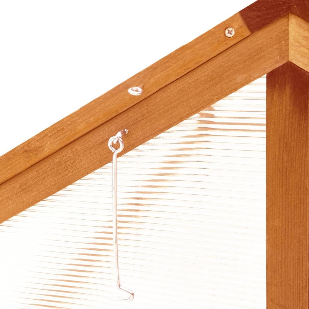 Serre Marron 114x80x50 Cm Bois De Sapin VidaXL 17 width=274