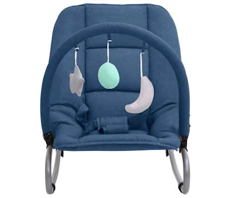 vidaXL laste hüppetool, tumesinine, teras