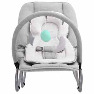 vidaXL laste hüppetool, helehall, teras