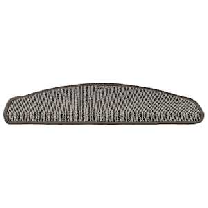 Schodové rohože 15 ks 65 x 21 x 4 cm šedé, půlkulaté, velké - obrázek 4
