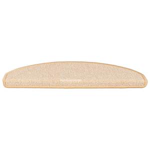 Schodové rohože 15 ks 65 x 21 x 4 cm krémové, půlkulaté, velké - obrázek 4
