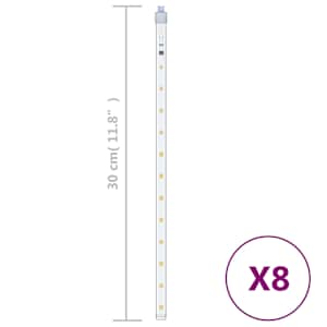 Padající světla 8 ks 30 cm teplá bílá 192 LED dovnitř i ven - obrázek 5