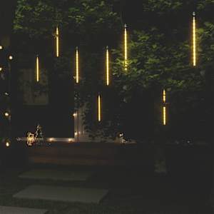 Lučke utrinki 8 kosov 30 cm toplo bele 192 LED lučk