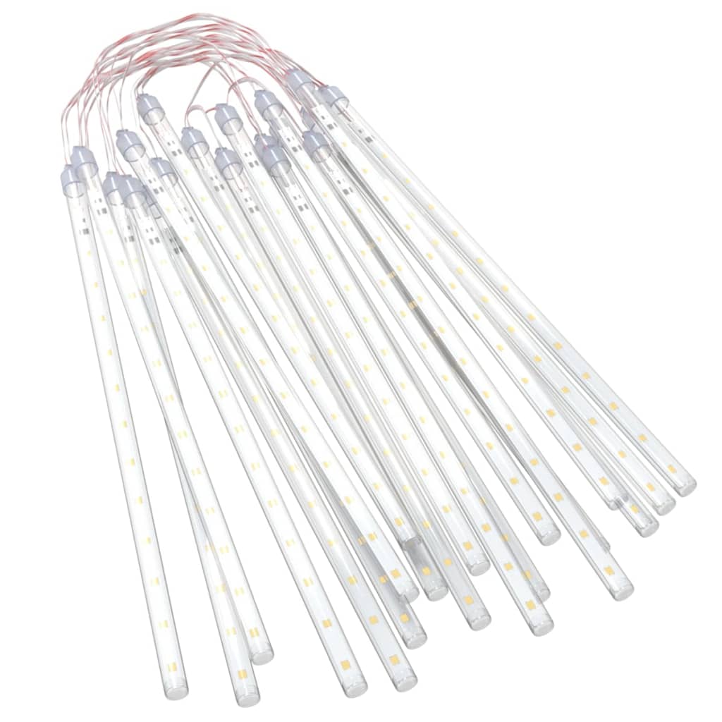 vidaXL Lumini de meteoriți 20 buc. alb cald 30 cm 480 LED int./ext.