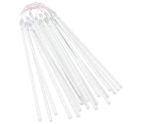 vidaXL Meteor Light Set of 20 Warm White Plastic 19.7 in tubes
