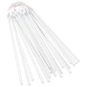 vidaXL Meteor Light Set of 20 Warm White Plastic 19.7 in tubes