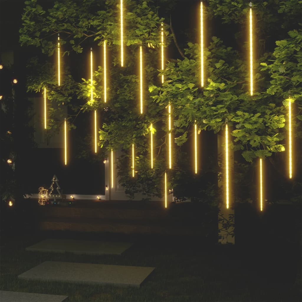 vidaXL Lumini de meteoriți 20 buc. alb cald 50 cm 720 LED int./ext.