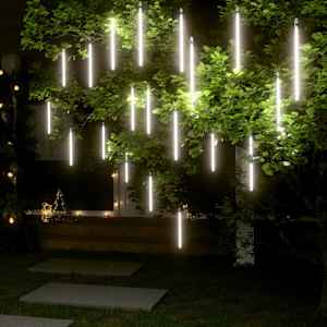 Padající světla 20 ks 30 cm studená bílá 480 LED dovnitř i ven - obrázek 1