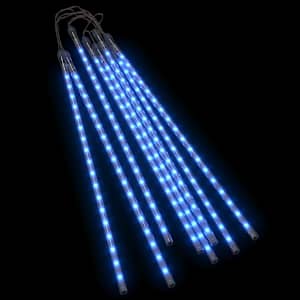 Padající světla 8 ks 50 cm modrá 288 LED dovnitř i ven - obrázek 2