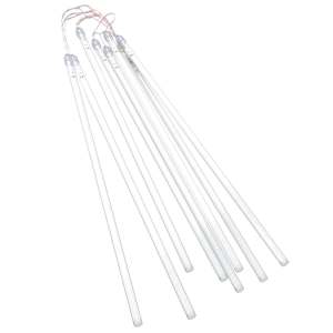 Padající světla 8 ks 50 cm modrá 288 LED dovnitř i ven - obrázek 3