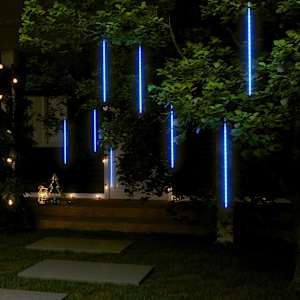 Lučke utrinki 8 kosov 50 cm modre 288 LED lučk