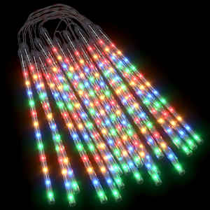 Padající světla 20 ks 30 cm barevná 480 LED dovnitř i ven - obrázek 2
