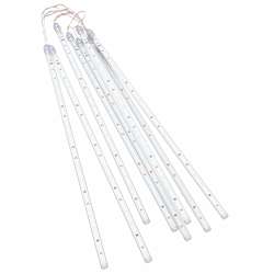 vidaXL Светещи метеори 8 бр 50 см цветни 288 LED закрито/открито