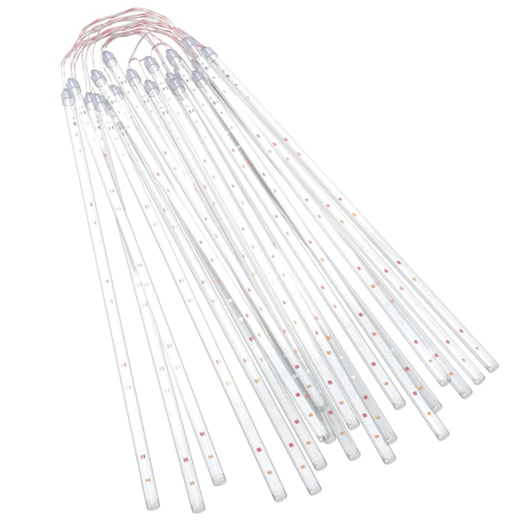 vidaXL Lumini de meteoriți 20 buc. colorat 50 cm 720 LED-uri int./ext.