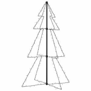 Vánoční stromek kužel 160 LED diod dovnitř i ven 78 x 120 cm - obrázek 5