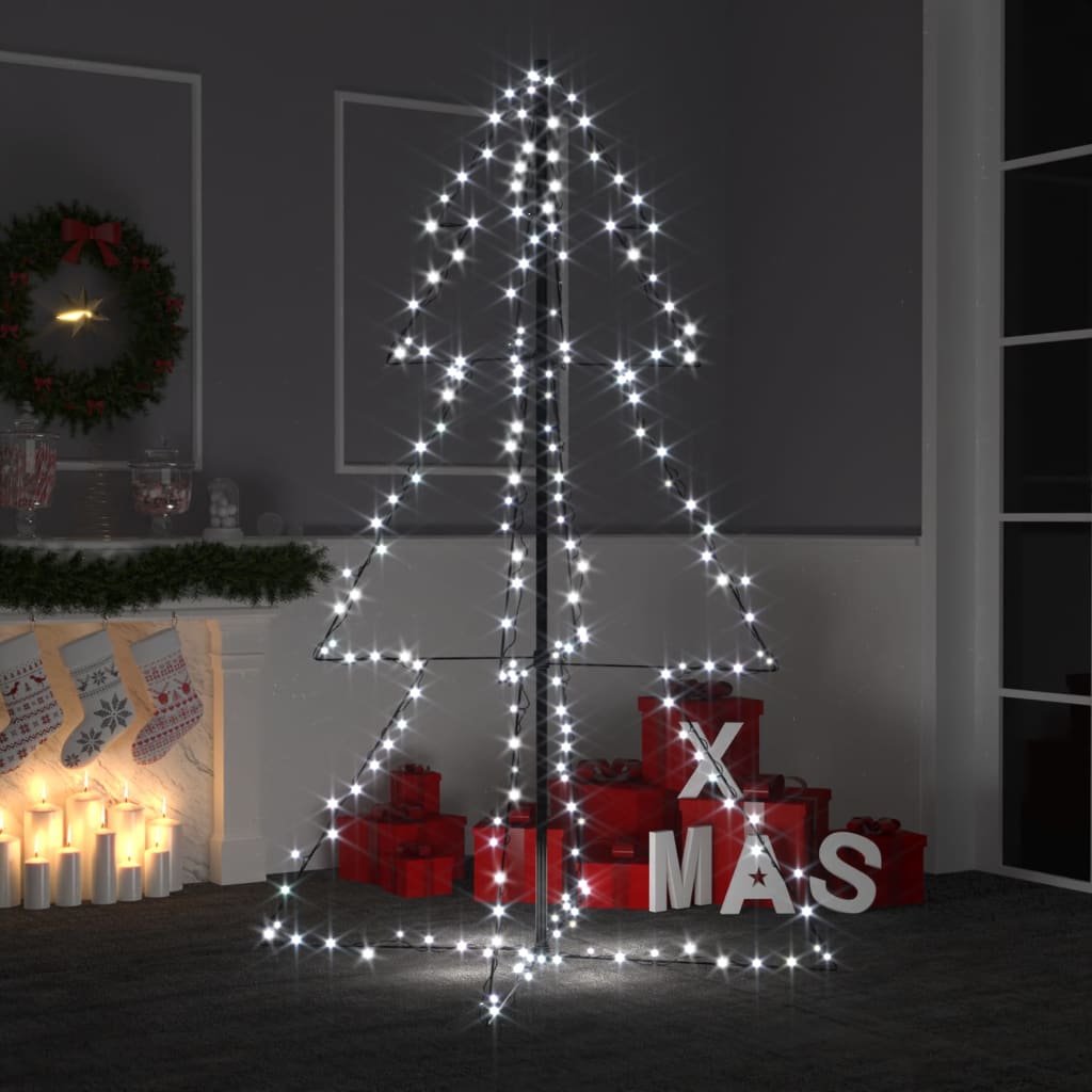 Weihnachtsbaum in Kegelform 200 LEDs Indoor Outdoor 98×150 cm