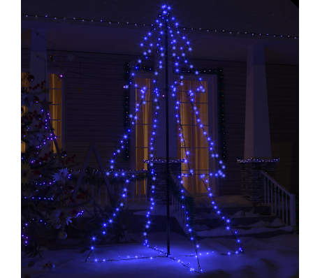 vidaXL lysende juletr&aelig; 118x180 cm 240 LED'er indend&oslash;rs/udend&oslash;rs