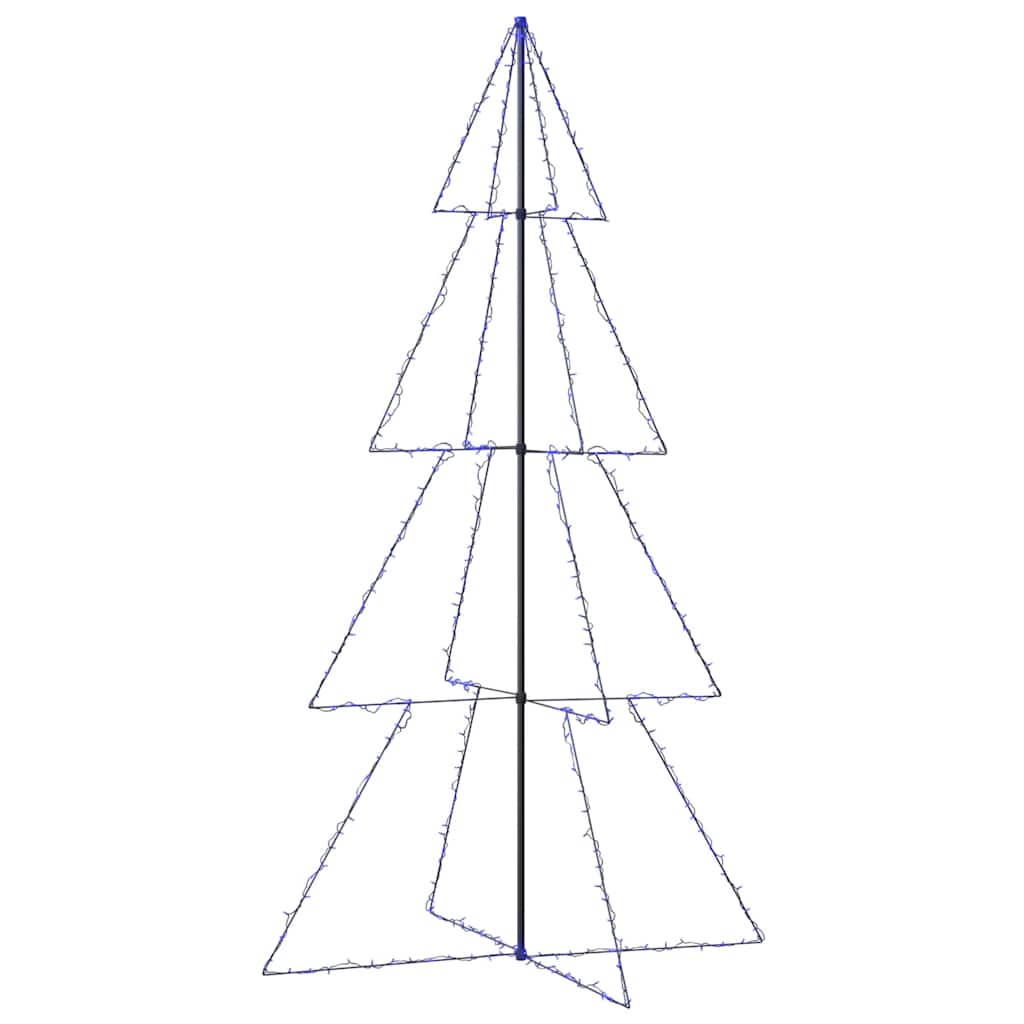 vidaXL Vánoční stromek kužel 360 LED diod dovnitř i ven 143 x 250 cm
