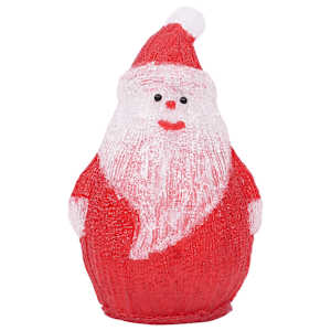 Vánoční akrylový Santa s LED vnitřní i venkovní 28 cm - obrázek 5