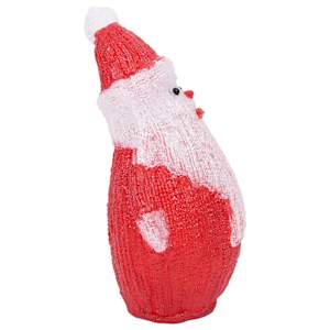 Vánoční akrylový Santa s LED vnitřní i venkovní 28 cm - obrázek 7