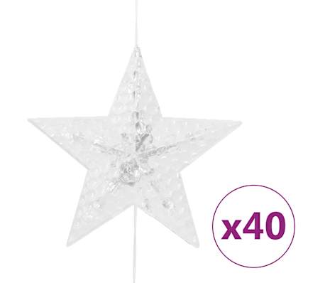 vidaXL Guirlande lumineuse &agrave; &eacute;toiles LED 200 LED Color&eacute; 8 fonctions