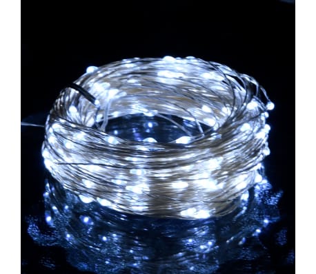 vidaXL Φωτάκια Ψείρες LED Ψυχρό Λευκό 40 μ. 400 LED με 8 Λειτουργίες