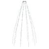 vidaXL kuusetuled, v&otilde;rk, 150 LEDi, k&uuml;lm valge valgus, 150 cm