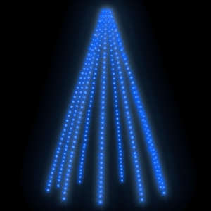 Světelná síť na vánoční stromek 400 modrých LED diod 400 cm - obrázek 4