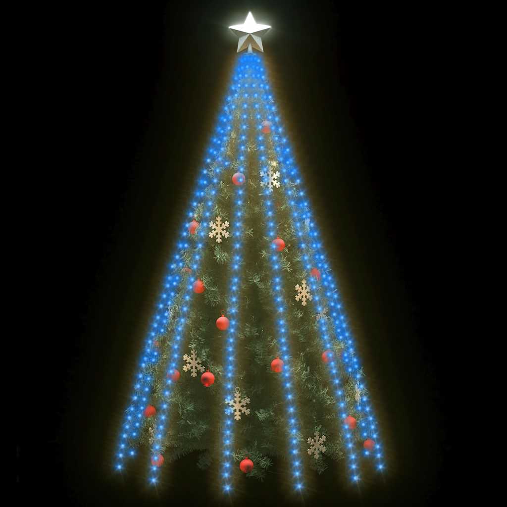 Thumbnail - vidaXL Weihnachtsbaum-Beleuchtung 500 LEDs Blau 500 cm