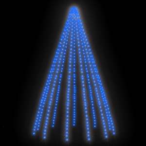 Světýlka na stromeček 500 modrých LED 500 cm dovnitř i ven - obrázek 5