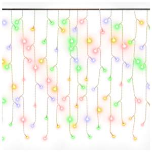 LED světelný závěs rampouchy 10m 400 LED pestrobarevný 8 funkcí - obrázek 3