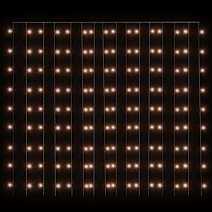 Světelný závěs 3 x 3 m 300 LED diod teplé bílé světlo 8 funkcí - obrázek 4