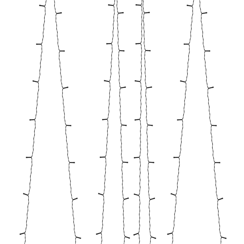 Luci Solari Fatate 2 Pz 2x200 LED Bianco Freddo Interni Esterni VidaXL 15 width=274