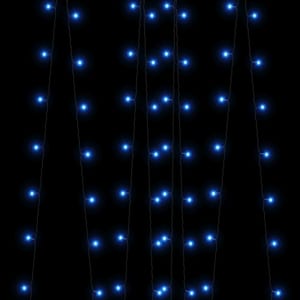 Solární světelné řetězy 2 ks 2 x 200 LED modré dovnitř i ven - obrázek 5