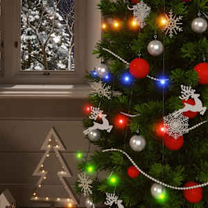 vidaXL 2 db 2x200 LED-es sz&iacute;nes bel-/k&uuml;lt&eacute;ri napelemes f&eacute;nyf&uuml;z&eacute;r