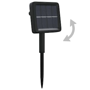 Solární světelné řetězy 5 ks 5x200 LED teplé bílé dovnitř i ven - obrázek 8