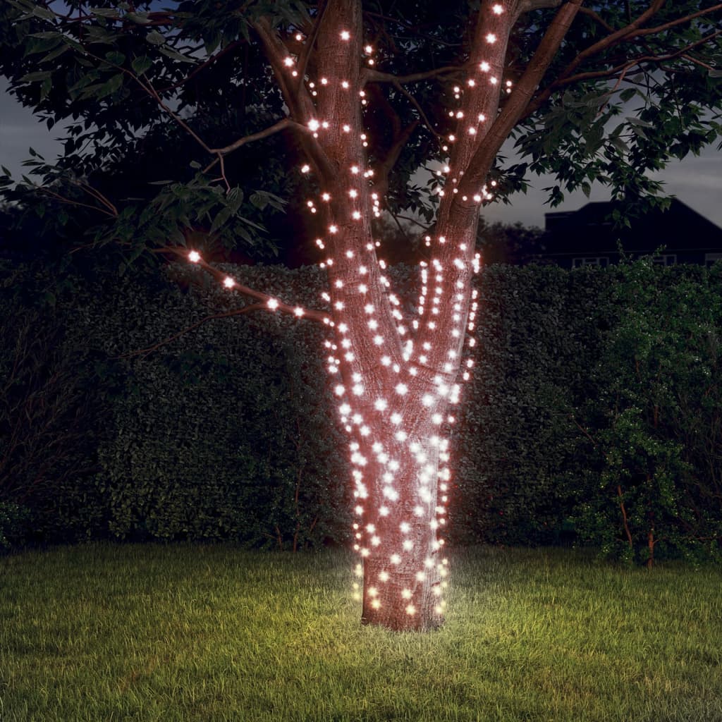 Solar-Lichterketten 5 Stk. 5×200 LED Warmweiß Innen Außen