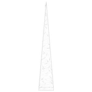 Akrylový dekorativní světelný LED kužel modrý 90 cm - obrázek 6