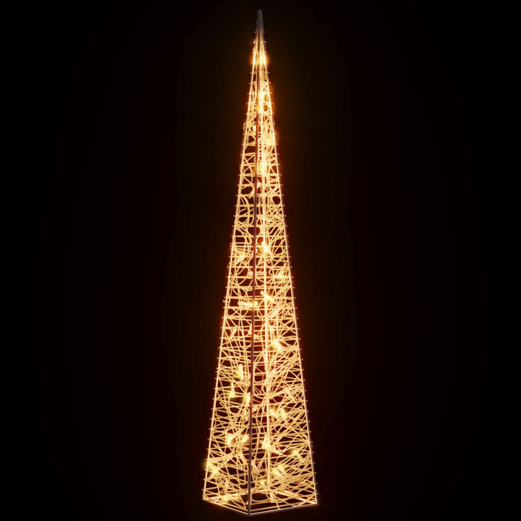LED-Leuchtkegel Acryl Deko Warmweiß 120 cm | Stepinfit.de
