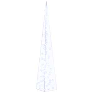 Akrylový dekorativní světelný LED kužel modrý 120 cm - obrázek 2