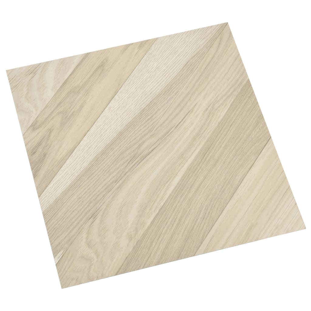 

vidaXL Vloerplanken 20 st zelfklevend 1,86 m² PVC gestreept beige
