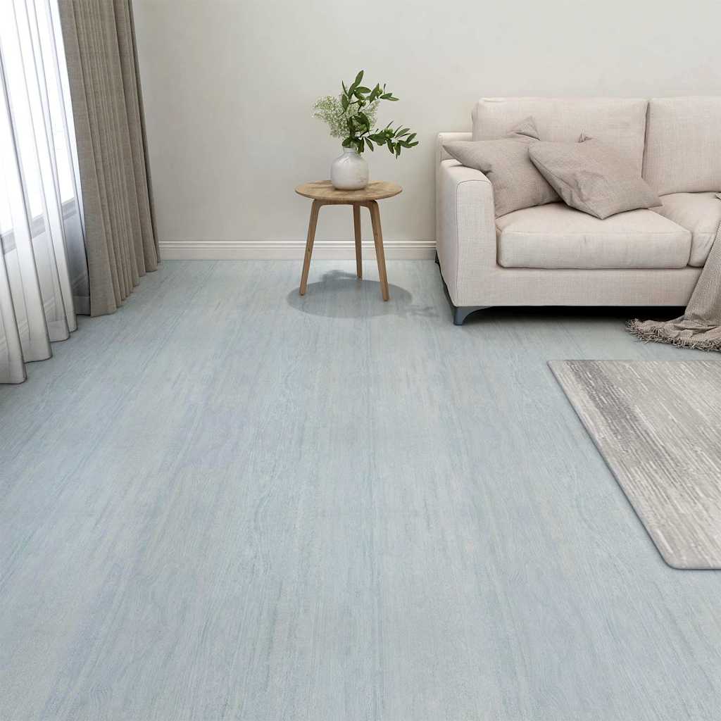 vidaXL Itsekiinnittyvä lattialankku 20 kpl PVC 1,86 m² vihreä