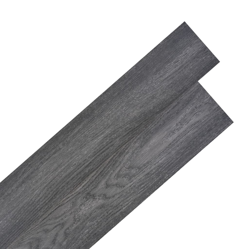 Samolepící podlahová krytina PVC 5,21 m² 2 mm černá a bílá