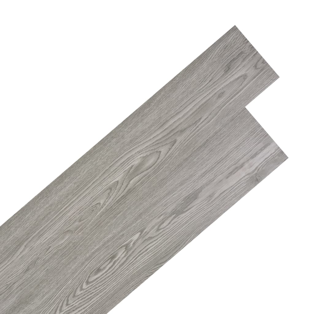 vidaXL Samolepicí podlahová krytina PVC 5,21 m² 2 mm tmavě šedá