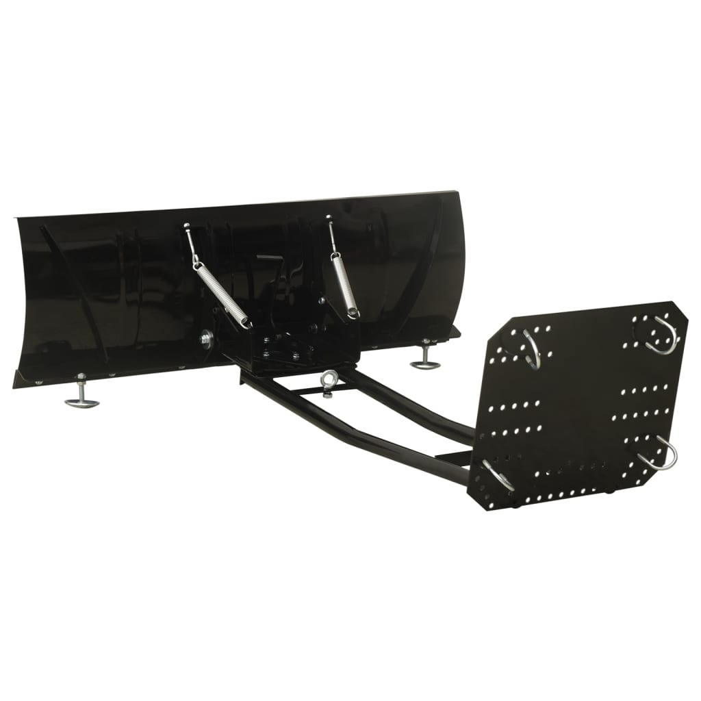 vidaXL Snow Plough for ATV 115x38 cm Black