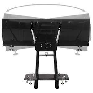 Sněžný pluh pro ATV 115 x 38 cm černý - obrázek 4
