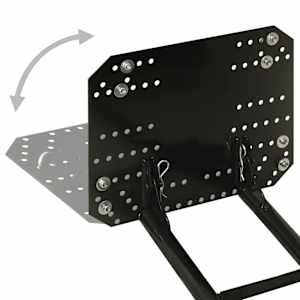 Sněžný pluh pro ATV 115 x 38 cm černý - obrázek 5