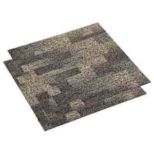 vidaXL Kiliminės plytelės, 20vnt., pilkos ir kreminės spalvos, 5m&sup2;